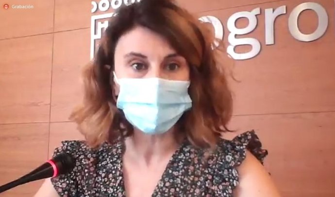 La concejala de Ciudadanos en Logroño Rocío Fernández.