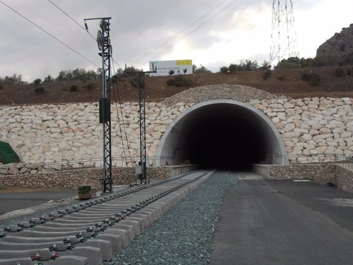 Túnel de Archidona, que forma parte de la Línea de Alta Velocidad Antequera-Granada