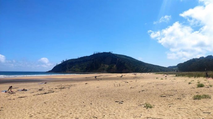Playa de Rodiles, en Villaviciosa