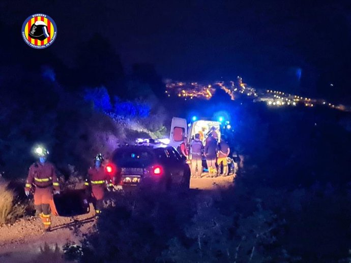 Rescate de parapentista