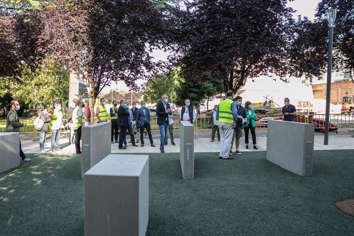 El barrio de San Jorge de Pamplona estrena esta semana un nuevo parque de más de 10.000 m2.