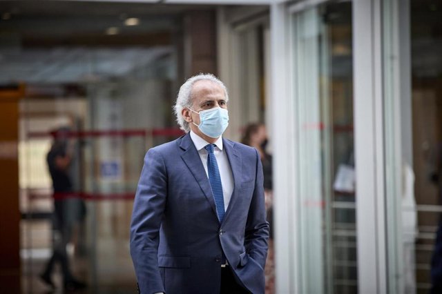 El consejero de Sanidad en funciones de la Comunidad de Madrid, Enrique Ruiz Escudero,