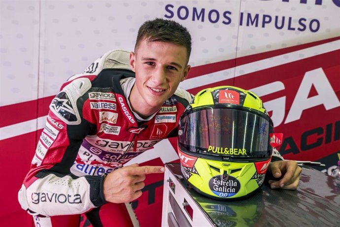 El piloto español de Moto3 Sergio García Dols (Aspar Team Moto3)