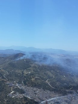 Incendio Casabermeja