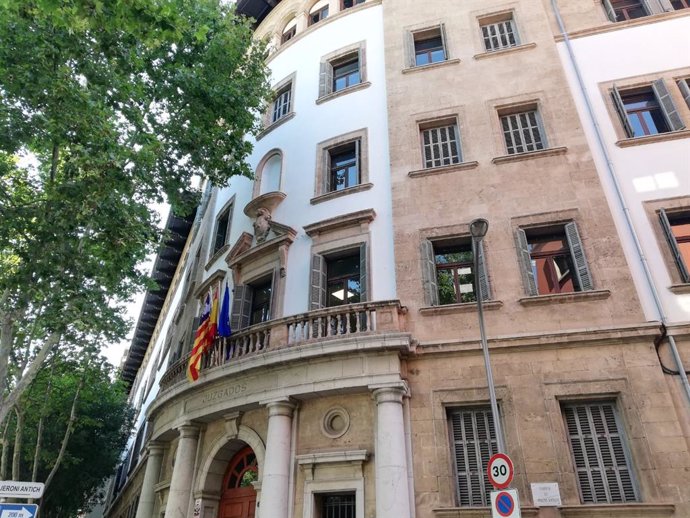 Archivo - El edificio de los Juzgados de Palma, en Avenida Alemania.