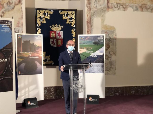 El consejero de Cultura y Turismo, Javier Ortega, presenta la nueva campaña turística de Castilla y León.