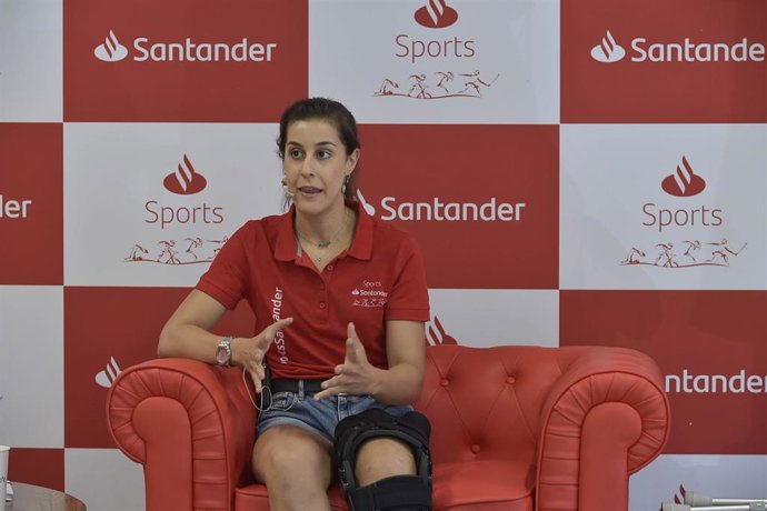 La campeona olímpica de bádminton Carolina Marín afirma que su objetivo es el oro en París 2024 tras la grave lesión de rodilla que le ha apartado de Tokyo 2020.