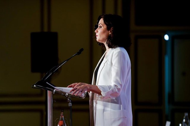 La presidenta de la Comunidad de Madrid, Isabel Díaz Ayuso