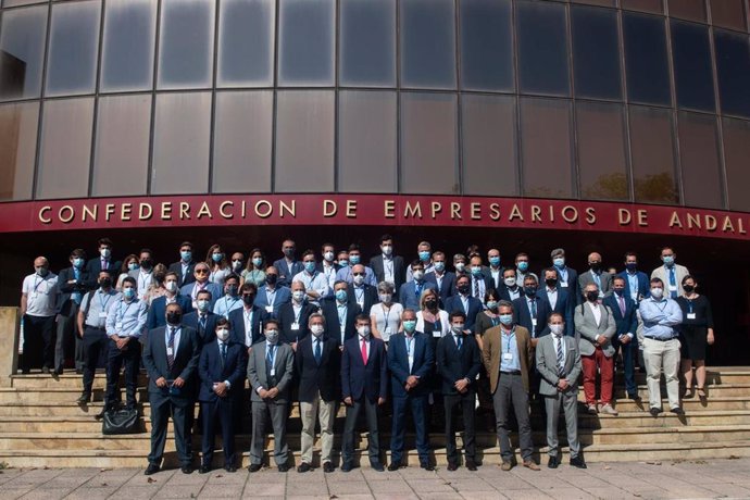 Reunión de los distintos componentes del clúster empresarial Andalucía Aerospace