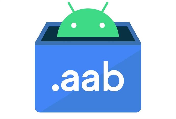 Logo del nuevo tipo de formato de aplicaciones Android App Bundle que sustituye a APK.
