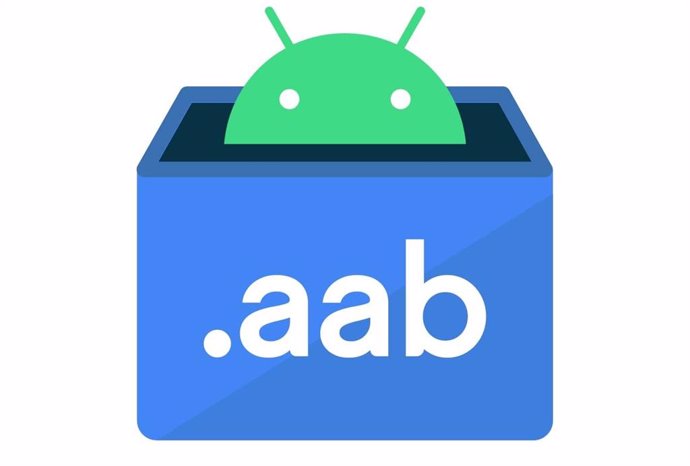Logo del nuevo tipo de formato de aplicaciones Android App Bundle que sustituye a APK.