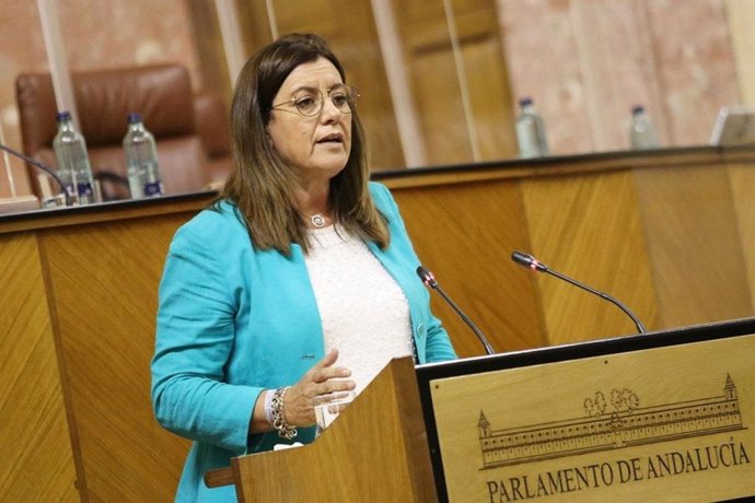 Archivo - La parlamentaria andaluza de Ciudadanos (Cs) Mar Hormigo, en una foto de archivo.