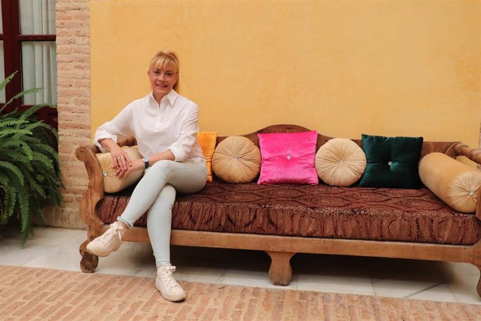 La soprano Juana Castillo durante los cursos de verano de la Universidad Pablo de Olavide (UPO) en Carmona (Sevilla)