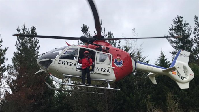 Helicóptero de la Ertzaintza