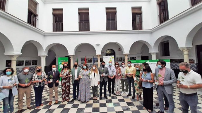 Crespo en un acto en la sierra de Cádiz.