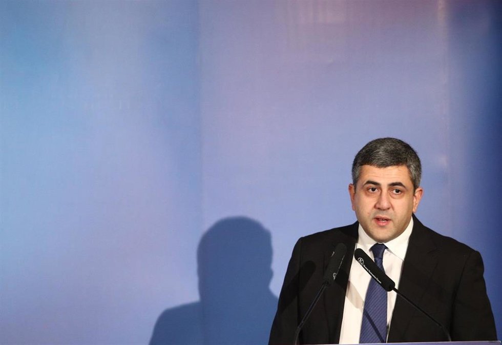 Archivo - El nuevo secretario general de la Organización Mundial del Turismo (OMT), Zurab Pololikashvili, interviene en el Foro España Internacional