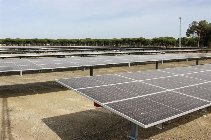 Planta fotovoltaica.