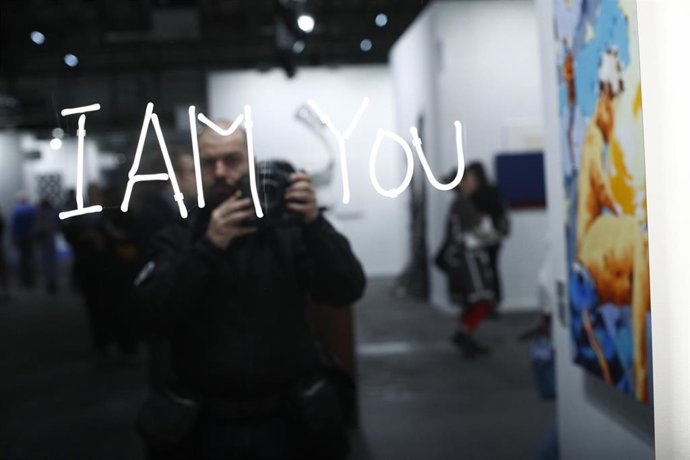 Archivo - Imagen de una de las obras expuestas en la 38 edición de la Feria Internacional de Arte Contemporáneo-ARCOmadrid.     