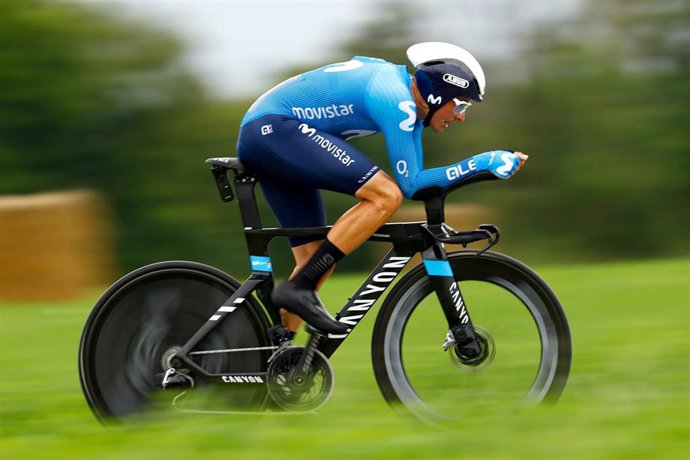 El ciclista español Enric Mas (Movistar Team)