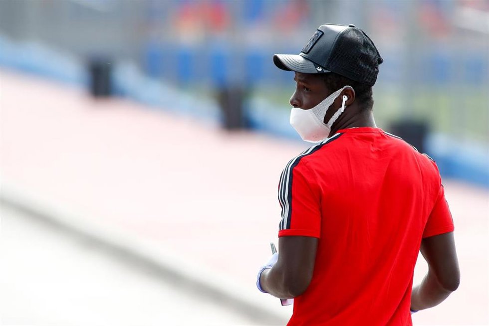 Archivo - Amath Ndiaye firma con el Mallorca hasta 2025