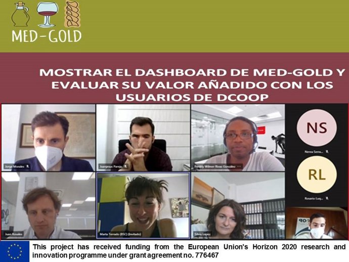 Dcoop evalúa el valor añadido del Dashboard de MED-GOLD para el olivar