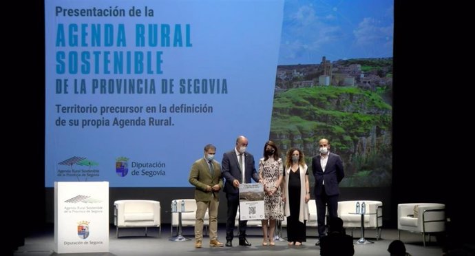 Captura de la presentación del documento para la Agenda Rural Sostenible de la Diputación de Segovia.