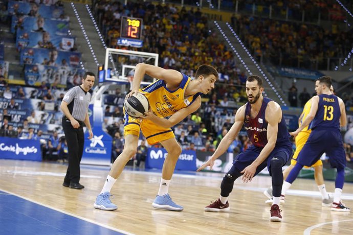 Brussino, durante su primera etapa en el Gran Canaria