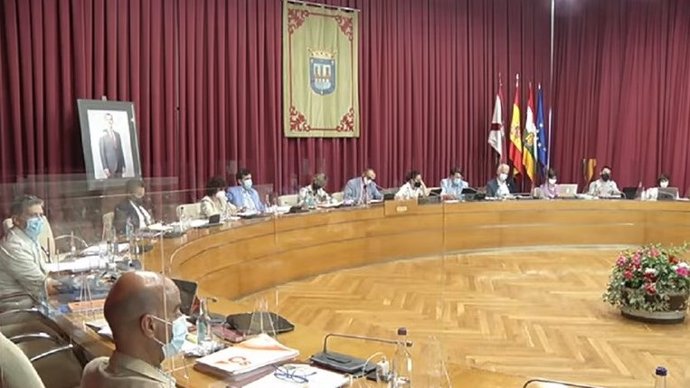Pleno del Ayuntamiento de Logroño de julio de 2021