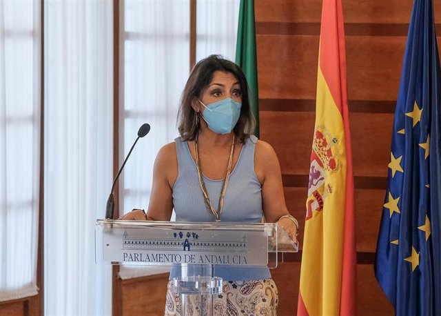 La presidenta del Parlamento de Andalucía, Marta Bosquet, en una imagen de archivo.