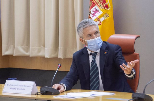 El ministro del Interior, Fernando Grande-Marlaska, durante un acto reciente