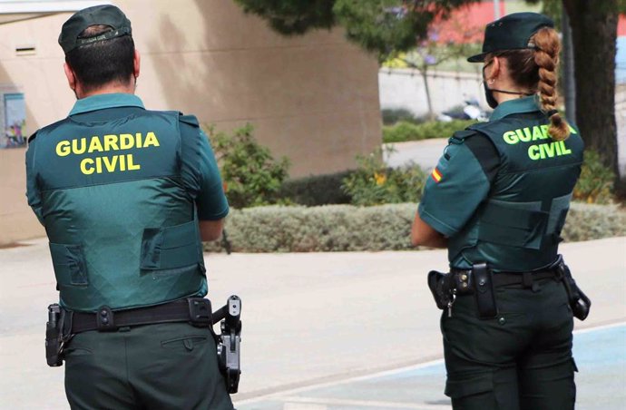 La Guardia Civil tras un operativo de auxilio