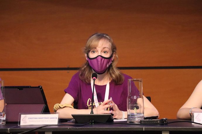 La presidenta del CVJ, Cristina Martínez