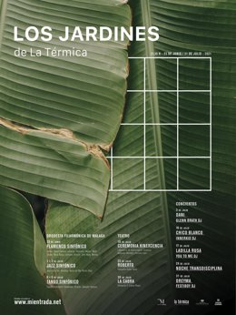 Cartel 'Los Jardines de La Térmica' 2021