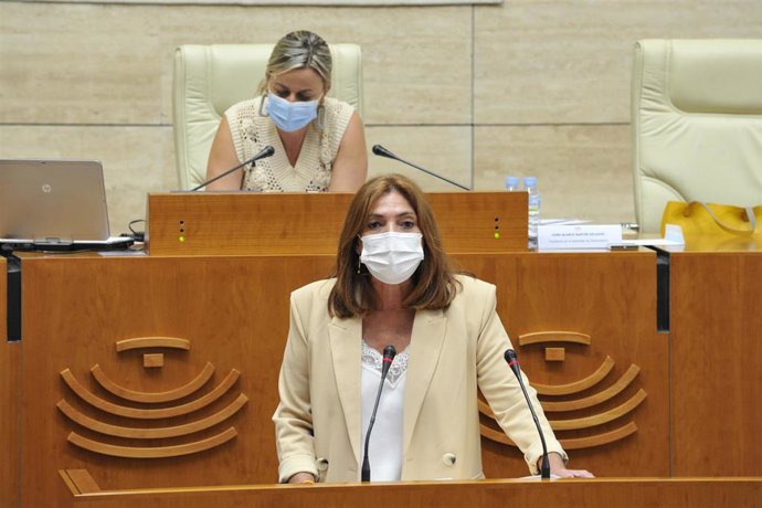 La diputada del PP en la Asamblea de Extremadura Pilar Pérez
