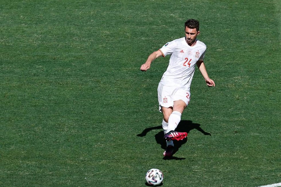 Aymeric Laporte en la Eurocopa