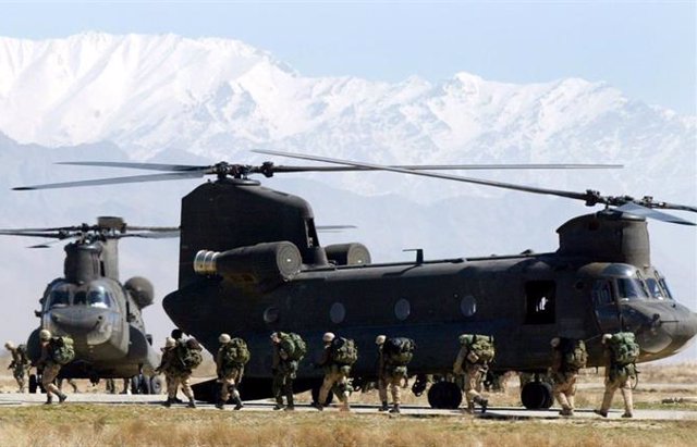 Archivo - Militares de EEUU en la base aérea de Bagram, en Afganistán