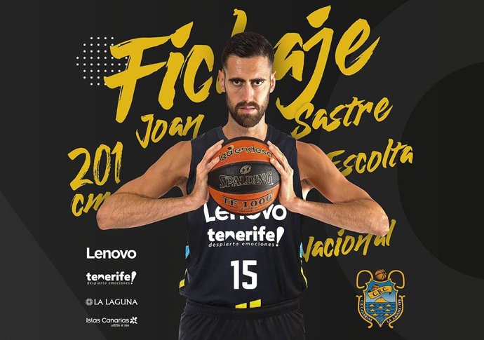 El escolta español Joan Sastre ficha por el Lenovo Tenerife hasta 2023