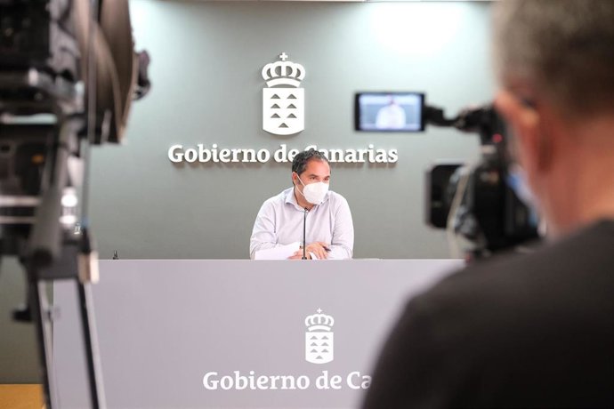 El viceconsejero de Empleo del Gobierno de Canarias, Gustavo Santana.