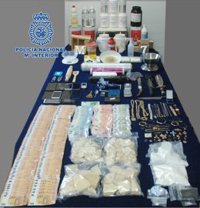 Nueve detenidos en Córdoba al desmantelar un laboratorio clandestino dedicado a manipular cocaína