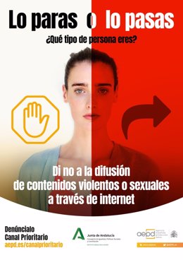 Campaña del IAM 'Lo paras o lo pasas' contra la ciberviolencia de género