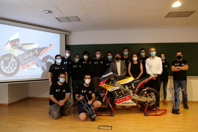 El UMA Racing Team presenta la moto con la que defenderá su título en MotoStudent 2021