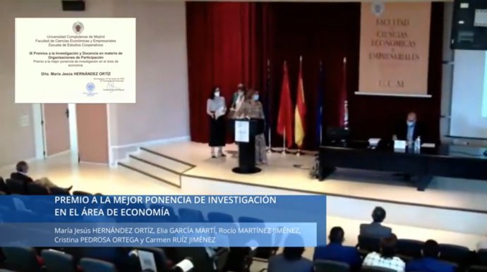 Trabajo premiado a la mejor ponencia de economía