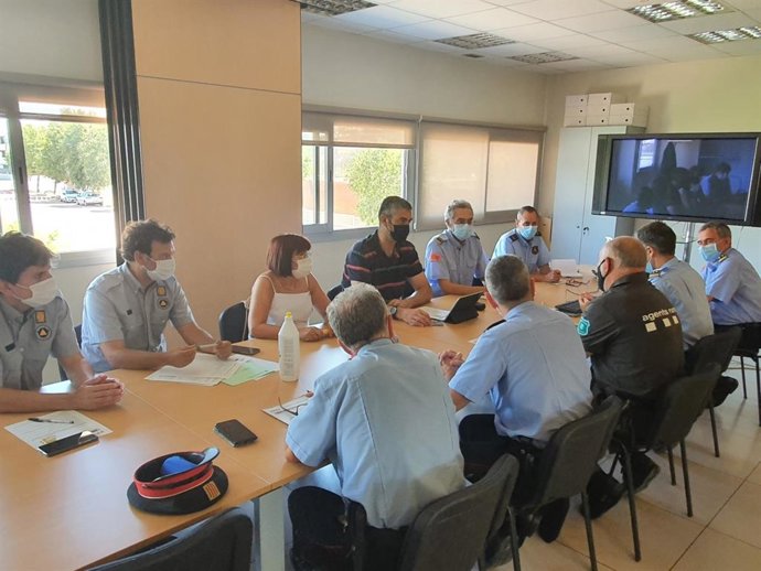 Reunión de coordinación operativa de la campaña forestal en Lleida.