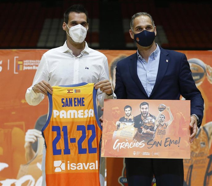 Fernando San Emeterio, en el acto de su despedida