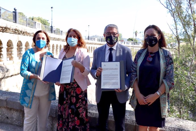 Junta de Andalucía y Diputación de Málaga firman un protocolo sobre el cambio climatico