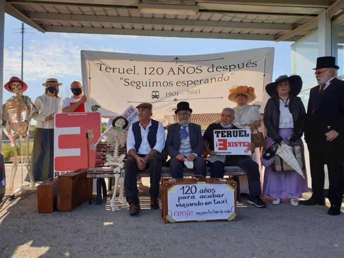 Teruel se manifiesta contra las medidas "disuasorias" para el ferrocarril, "que priorizan las mercancías sobre viajeros".