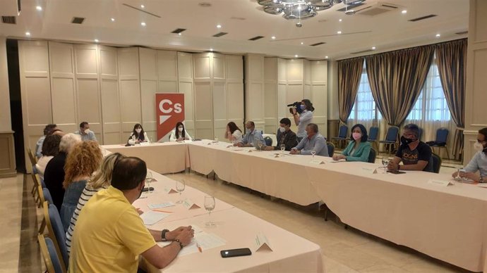 Reunión bimensual del Comité Autonómico de Ciudadanos en Palencia.