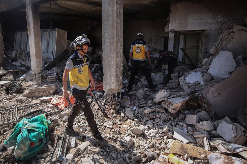 Ataques aéreos en Idlib 