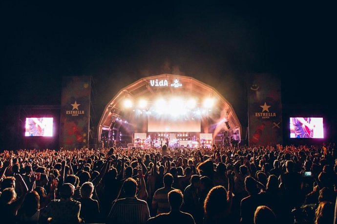 Actuación del Festival Vida 2021 de Vilanova i la Geltrú (Barcelona)