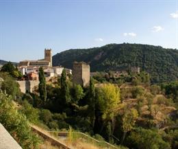 Vista panorámica de Priego (Cuenca).